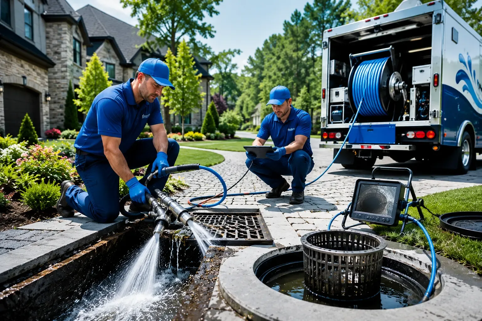 Local outdoor drain cleaning professionals in Rush, NY