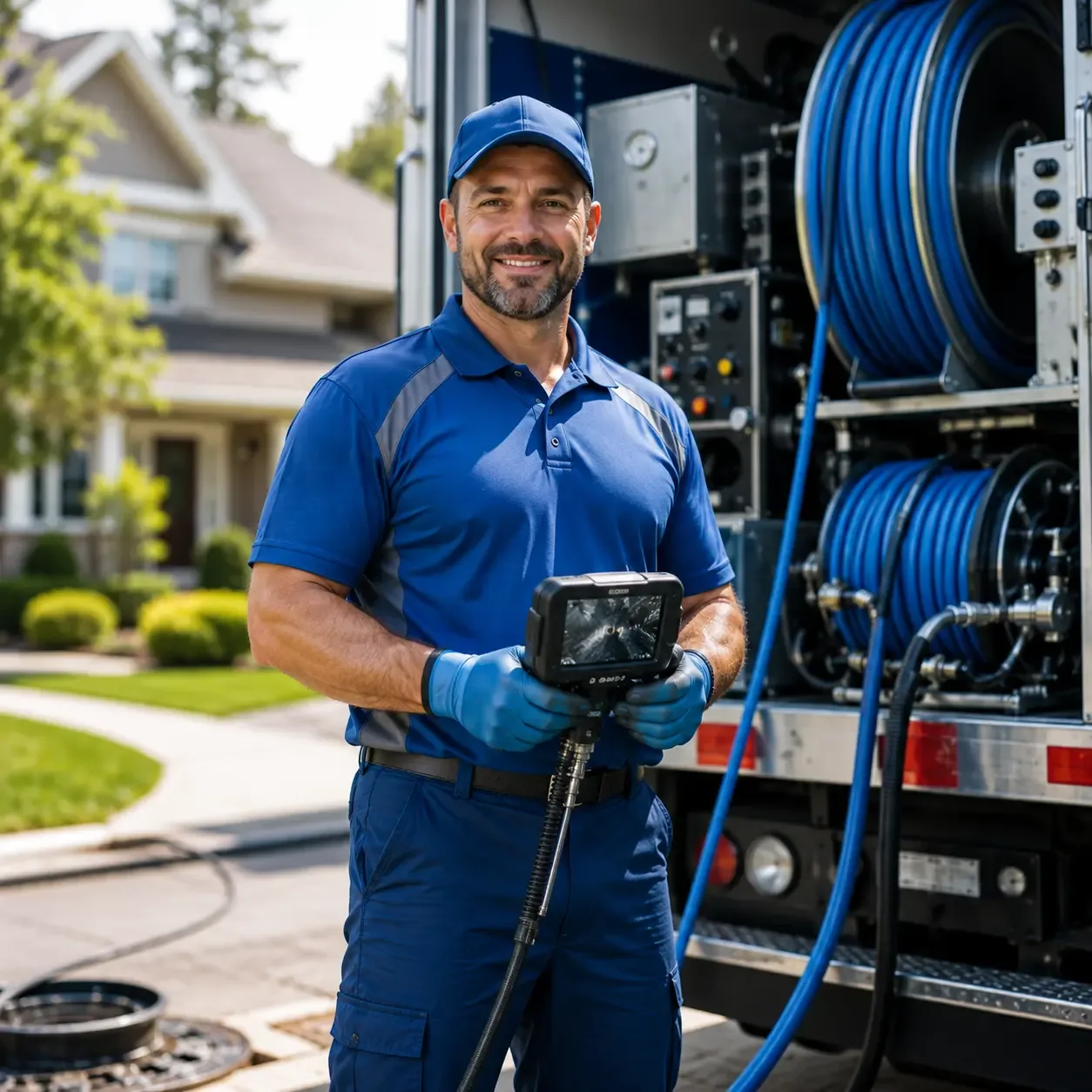 Local outdoor drain cleaning specialists in Rush, NY